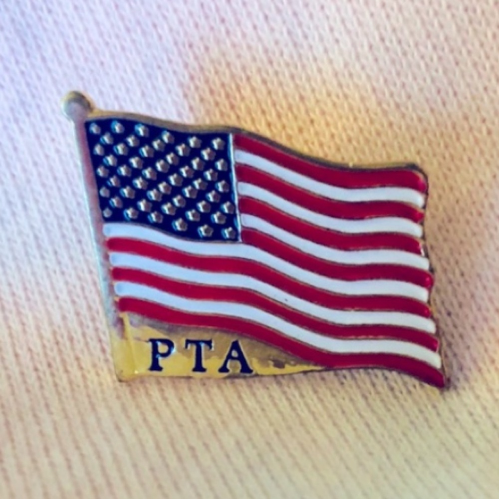 PTA usa flag pin